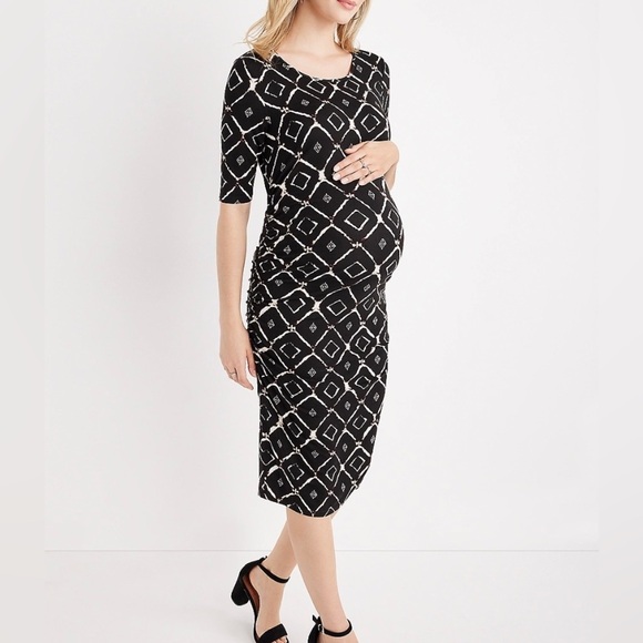Maurices Dresses & Skirts - Maurice’s Bodycon Maternity Midi Dress Size Large